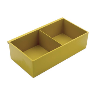 Bac porte-pots en ABS laqué pour barre de crédence HANDY - 27 x 14,7 x 7,5cm